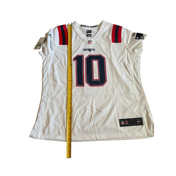 Nike NFL On Field New England Patriots #10 White Jersey Womens Size XL Polyester - Picture 12 of 16